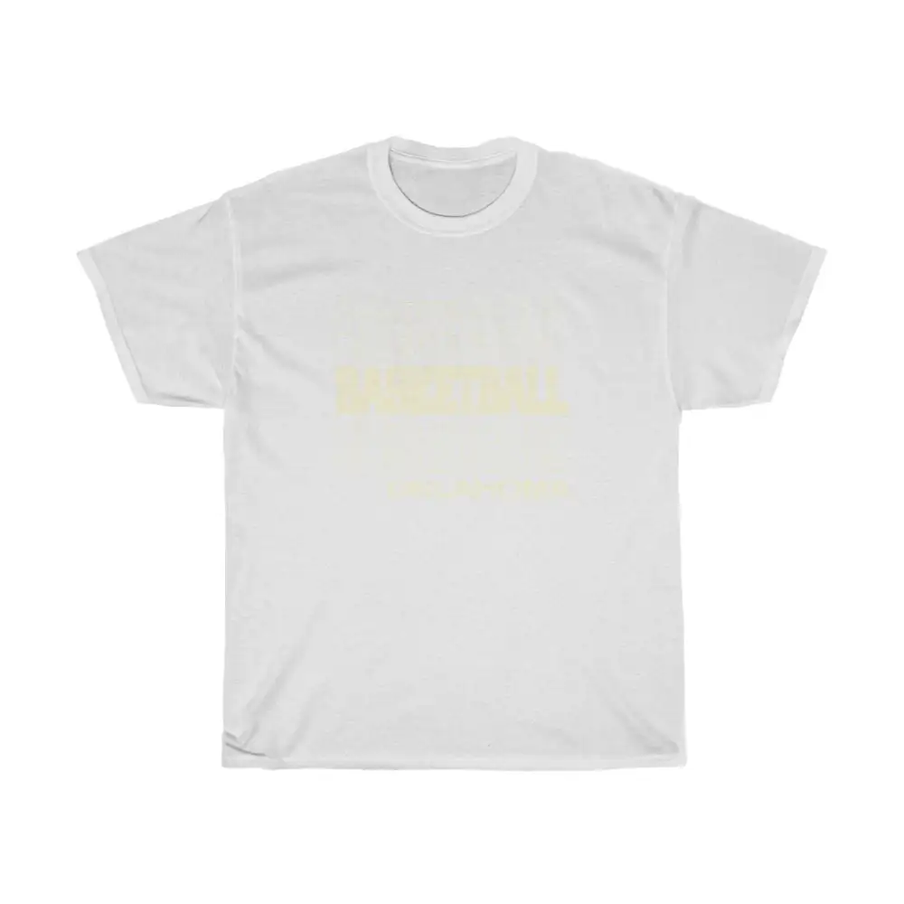 Basketball Oklahoma in Modern Stacked Lettering