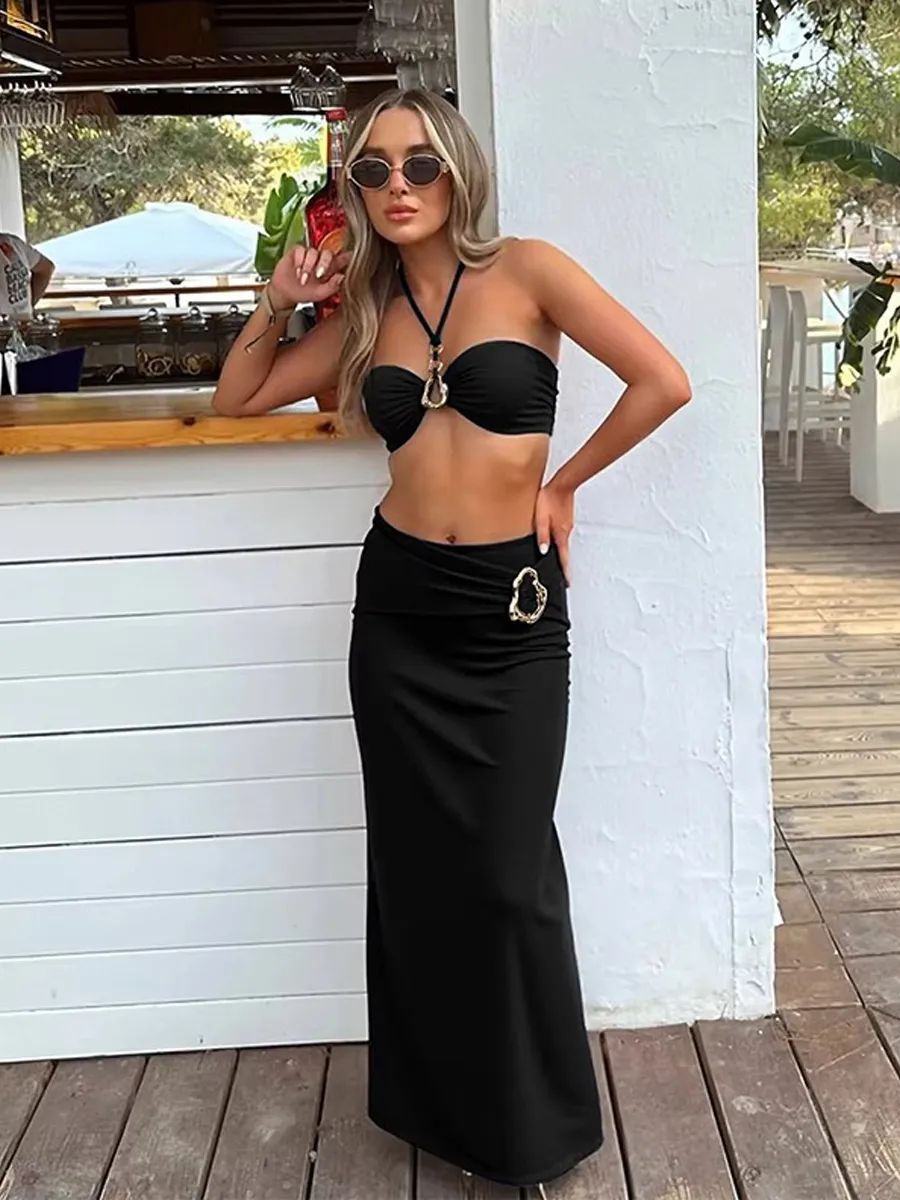 Tamsin Halter Bikini Three-Piece Set