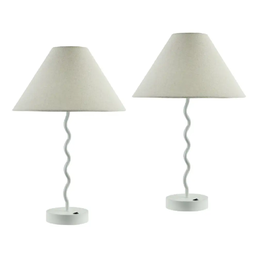 Wavy Iron Table Lamp