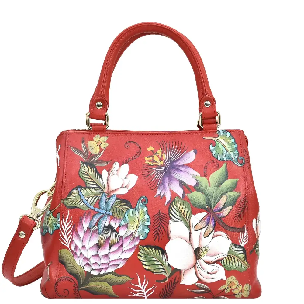 Multi-Compartment Satchel Bag
