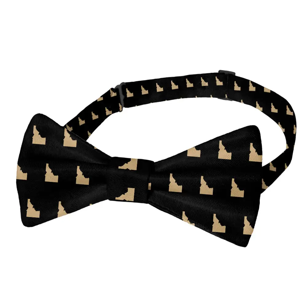 Distinctive Outline Motif Bow Tie