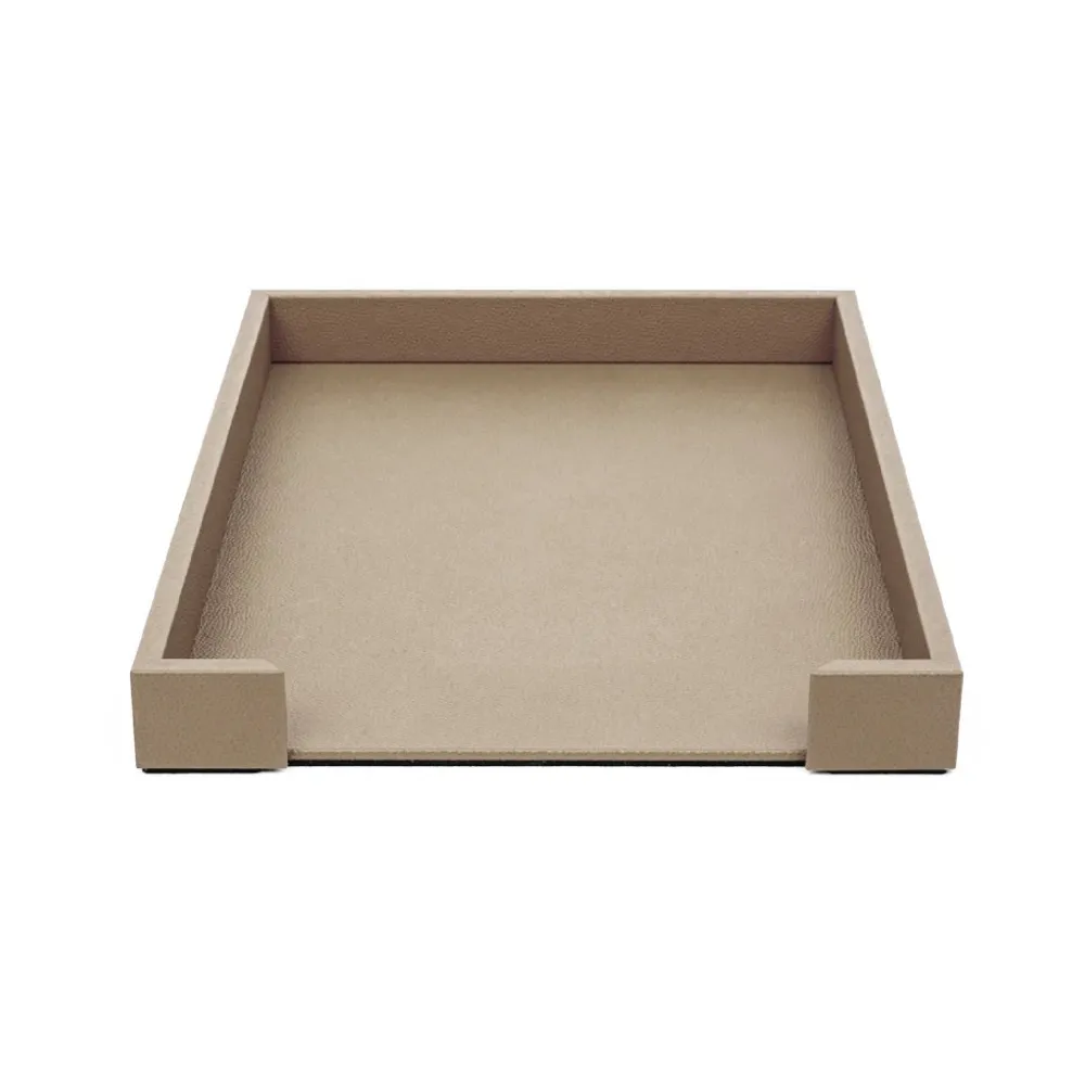 Open-Ended Leather Letter Tray