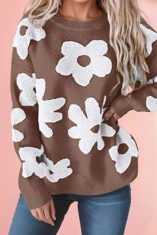 Retro Bloom Sweater Sweatshirt