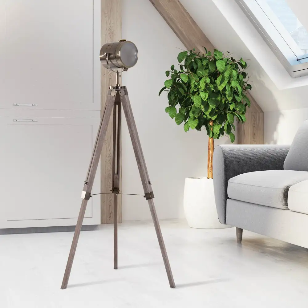 Adjustable Tripod Floor Lamp