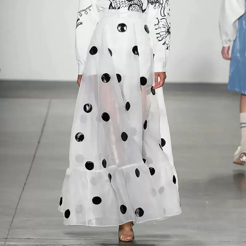 Modern Modern Everyday Casual Polyester Skirt