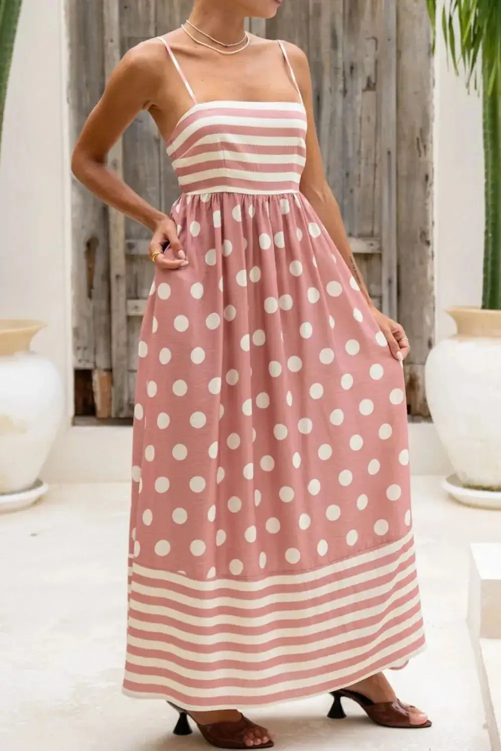 Elegant Square Neck Casual Dress