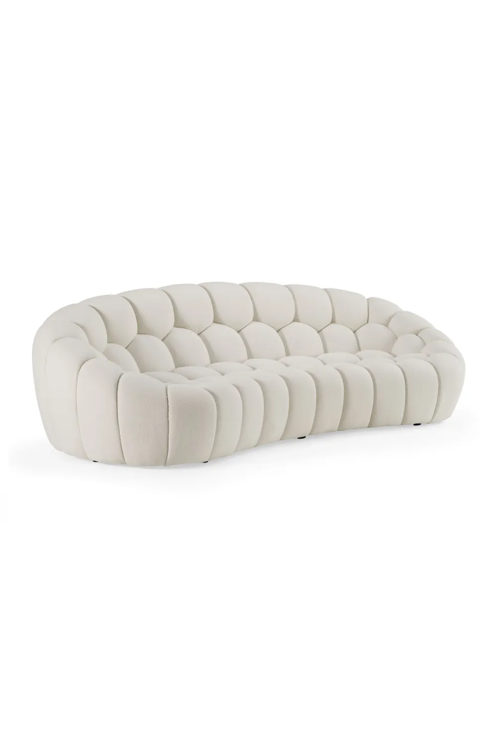 Curved Tufted Sofa