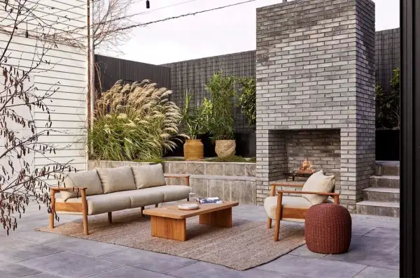 Recycled Fiber Handwoven Braided Relaxed Outdoor Area Rug