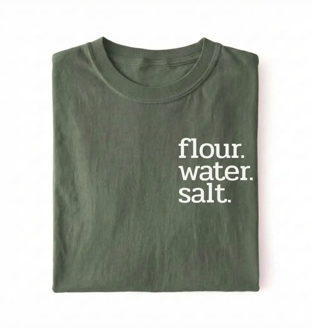 Flour Water Salt Everyday Graphic Cotton Tee