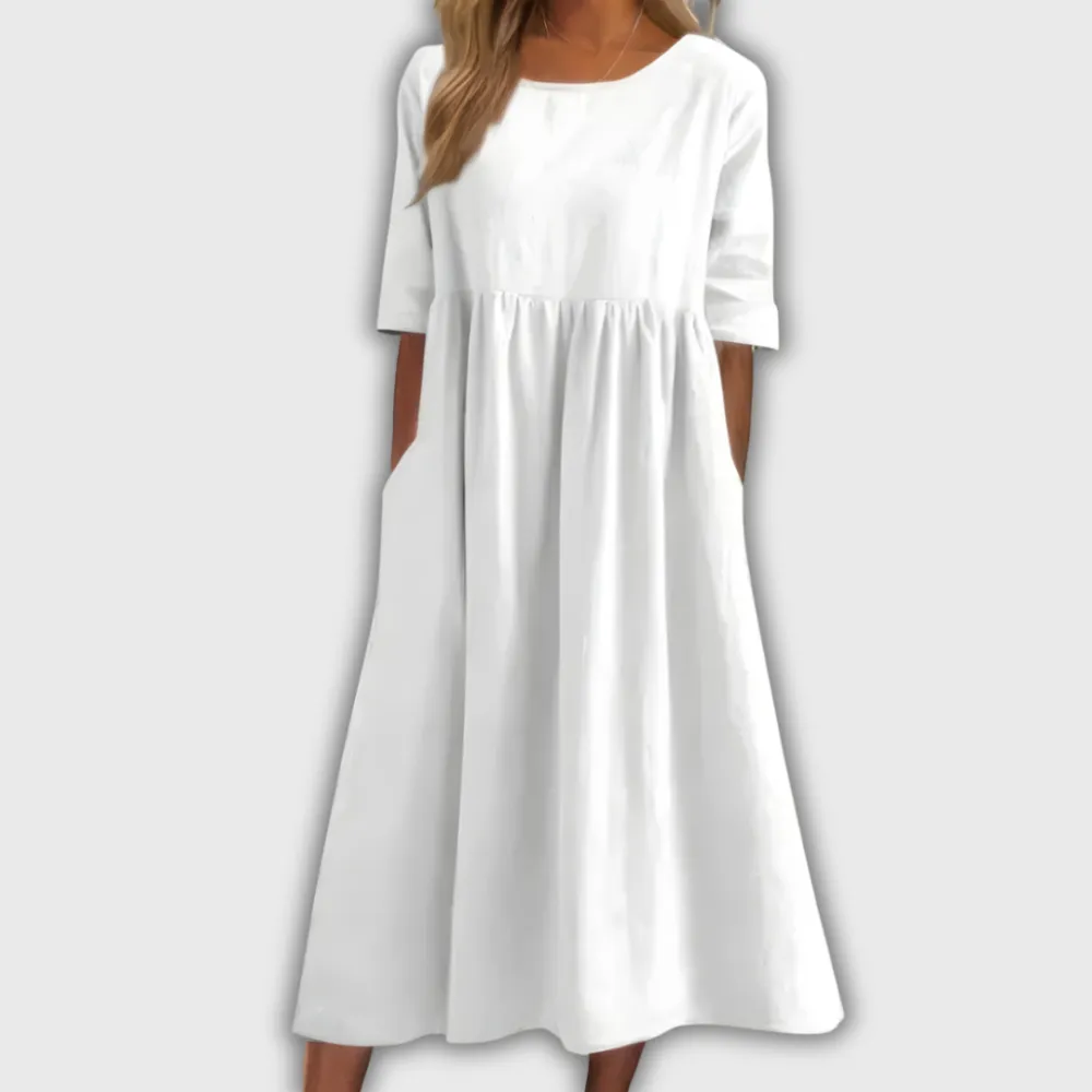 Refined Relaxed Everyday Casual Dress