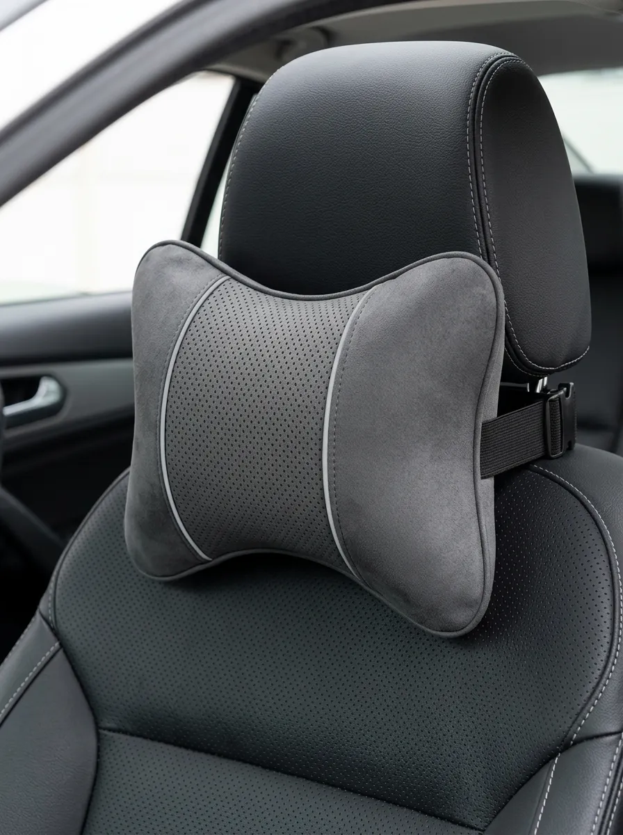 Classic Perforated Car Neck Support Pillow