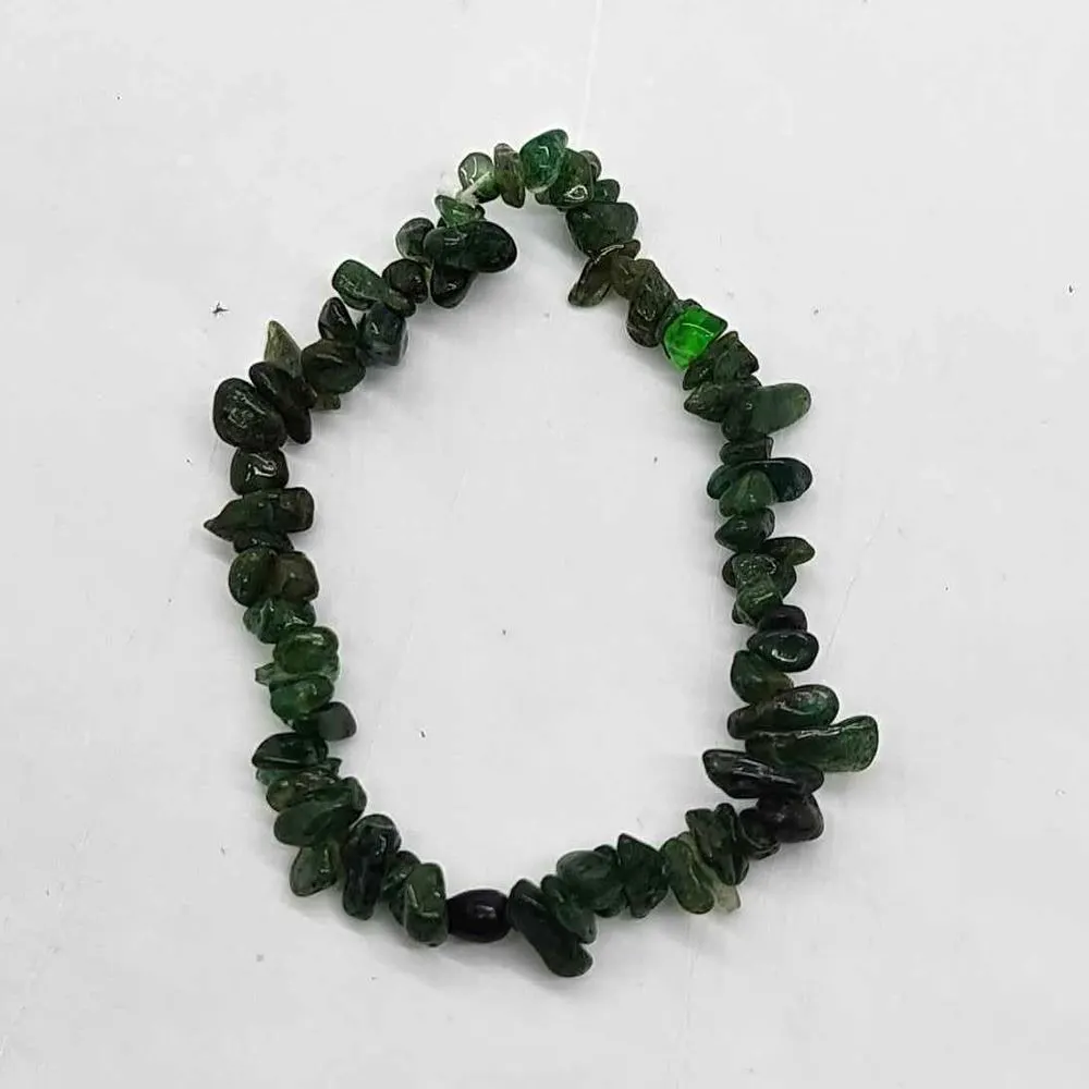 Chip-Stone Stretch Gemstone Crystal Bracelet