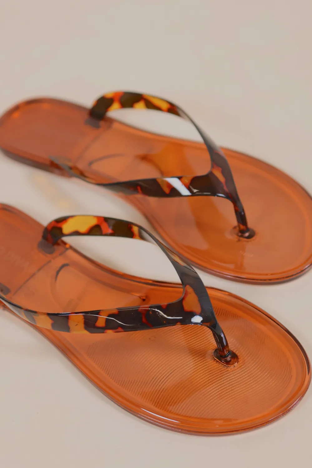 Textured Jelly Flat Slippers
