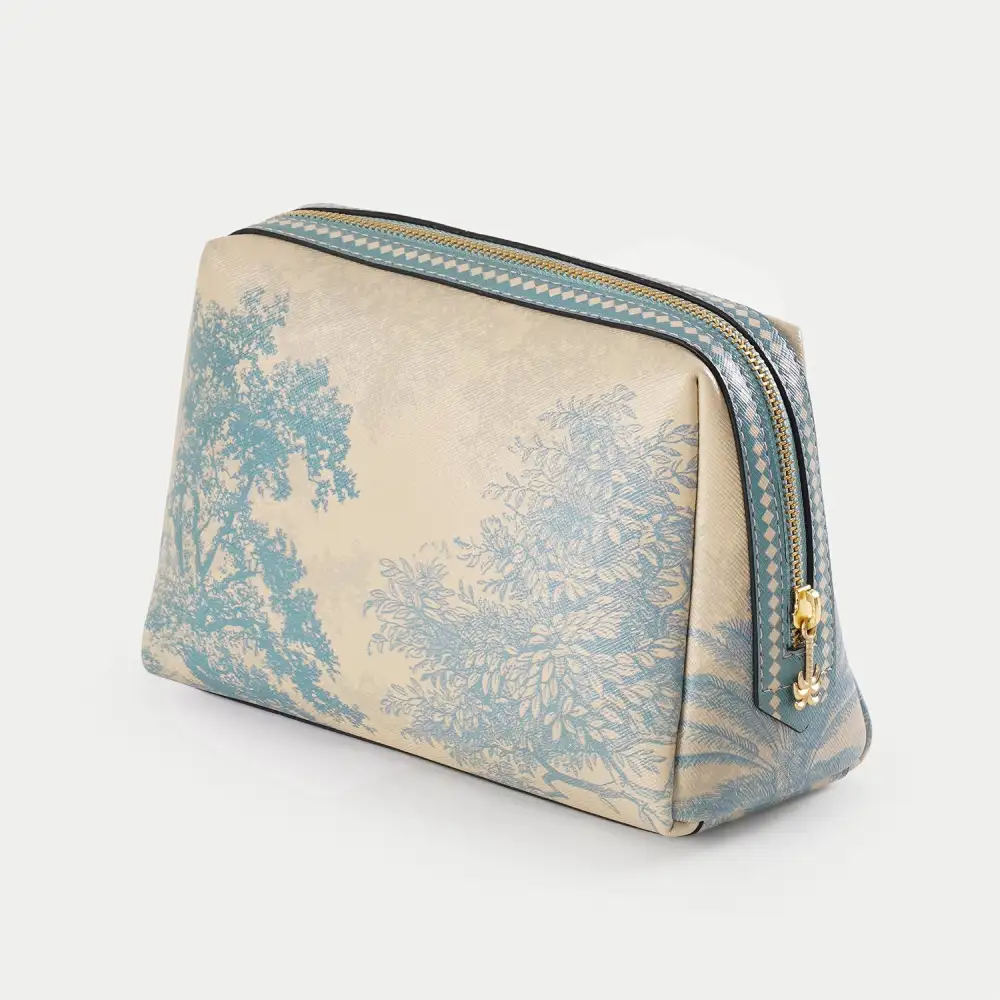 Blue Large Vanity Storage Pouch