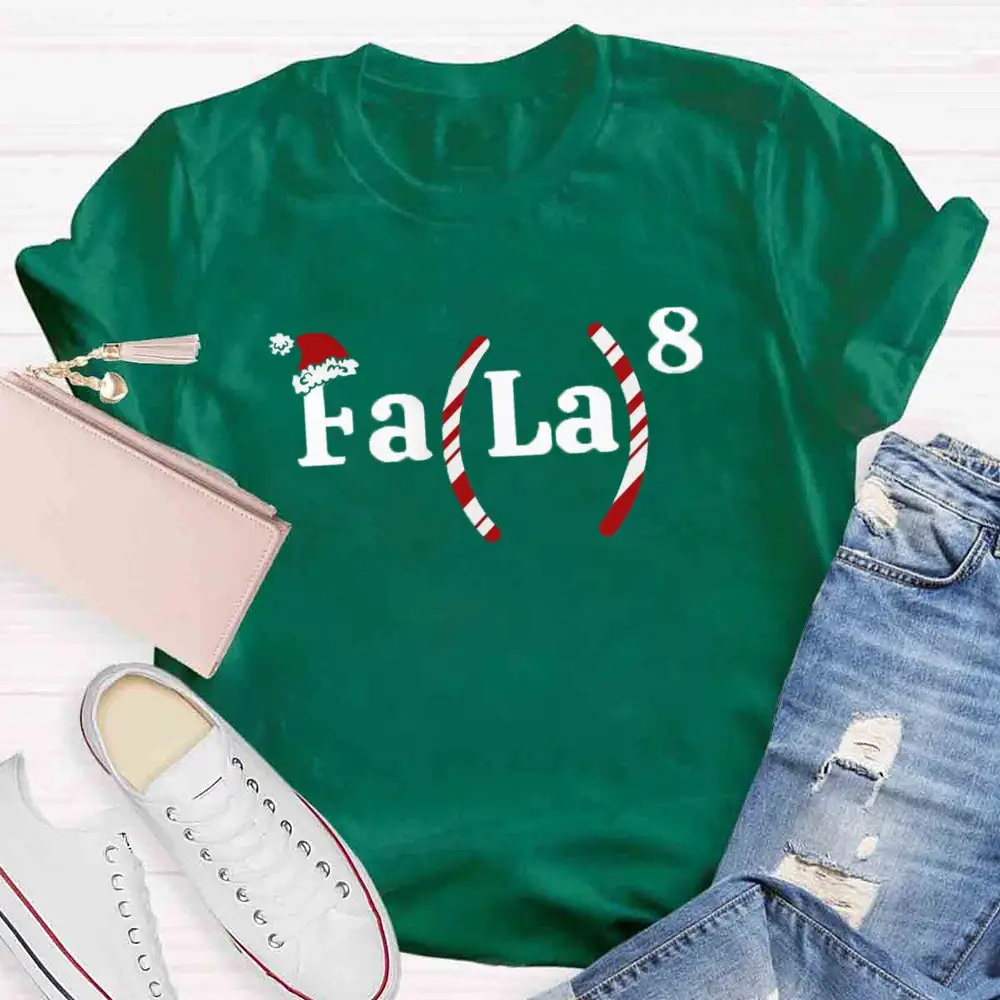 Fun Numbers Christmas Teacher T-Shirt