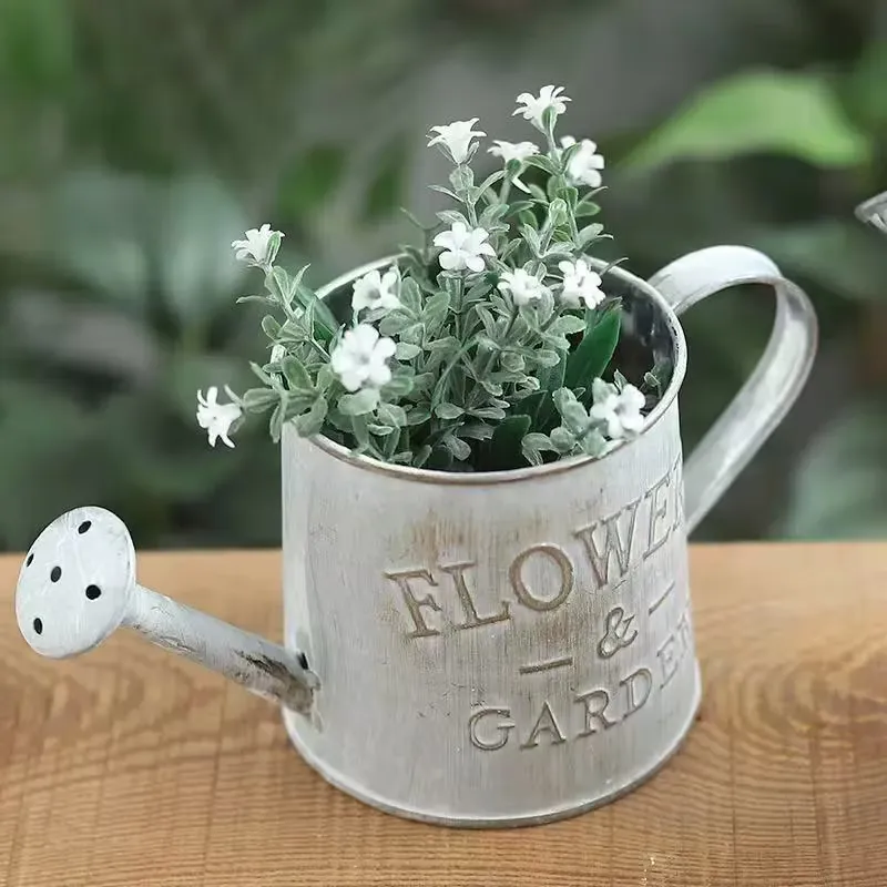 Vintage Watering Can Planter