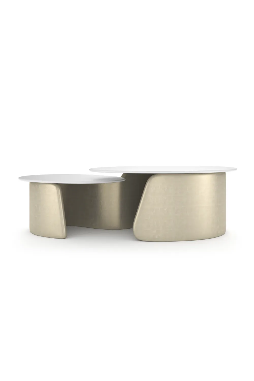 Frosted Glass Tops Cocktail Table