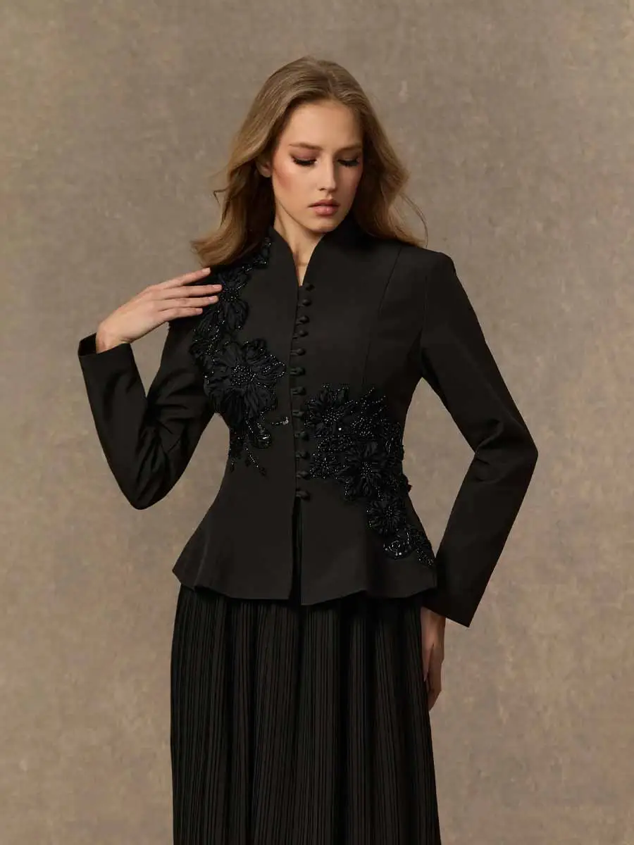 Ashlyn Lace Embroidered Two Piece Set