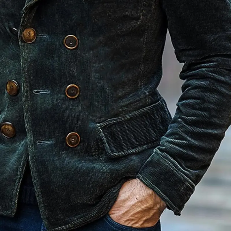 Tailored Cross Button Blazer