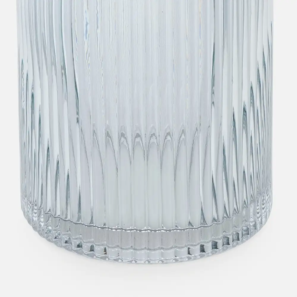 Blue Tall Glass Vase