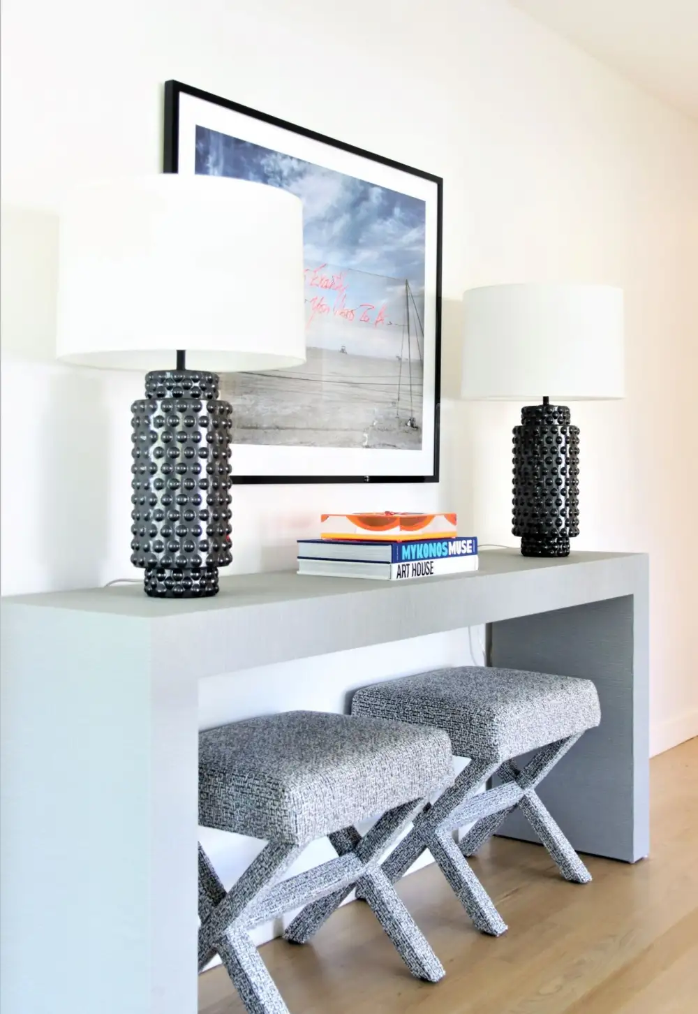 Waterfall Console Table