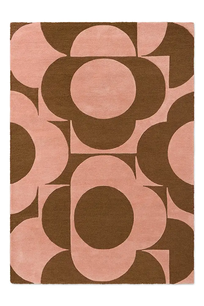 Wool Tufted Floral Polished Area Rug