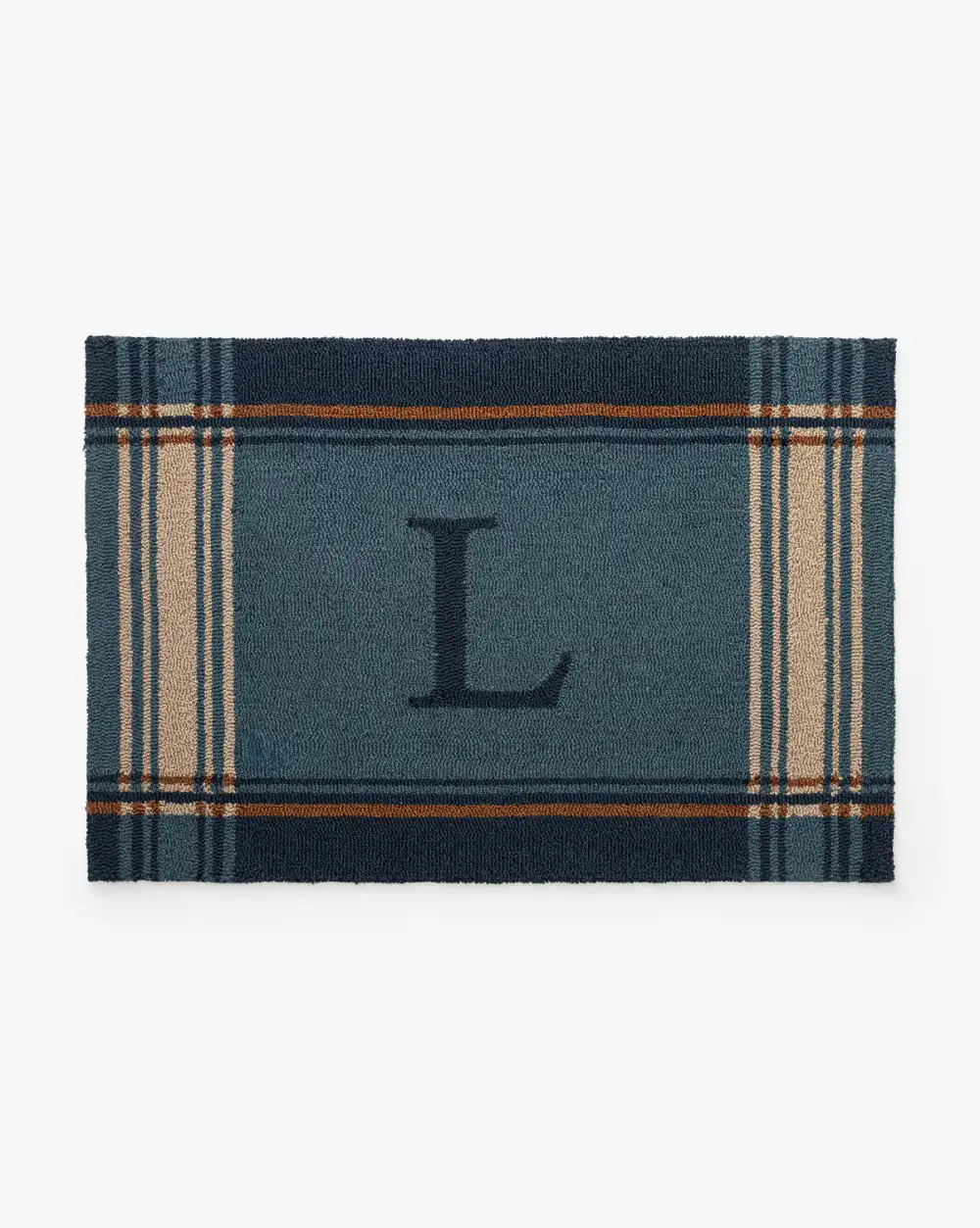 Personalized Plaid Doormat