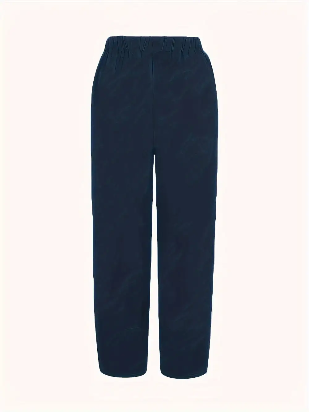 Elastic Waist Pants with Pockets