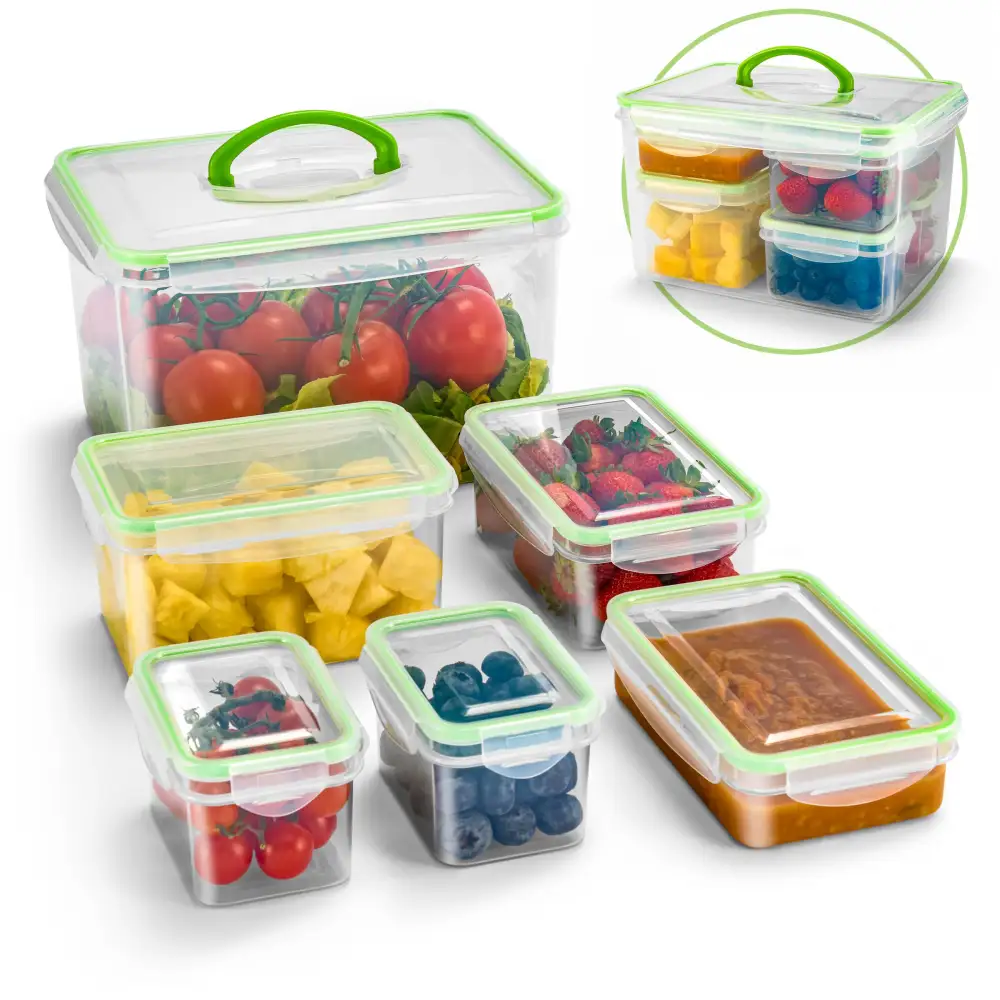 Snap Lid Food Storage Container Set
