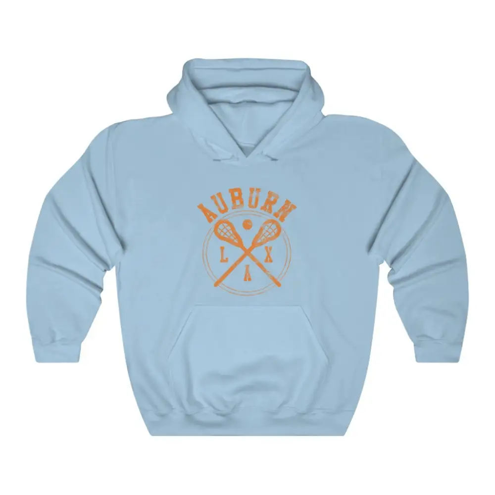 Relaxed Vintage Badge Lacrosse Graphic Pullover Hoodie