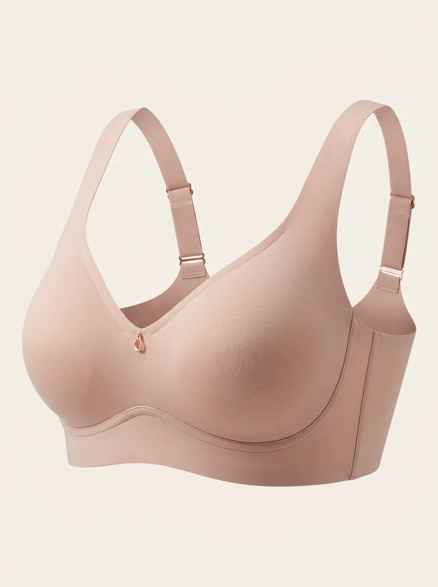Refined Adjustable-Strap Daily Wear Women's Bra