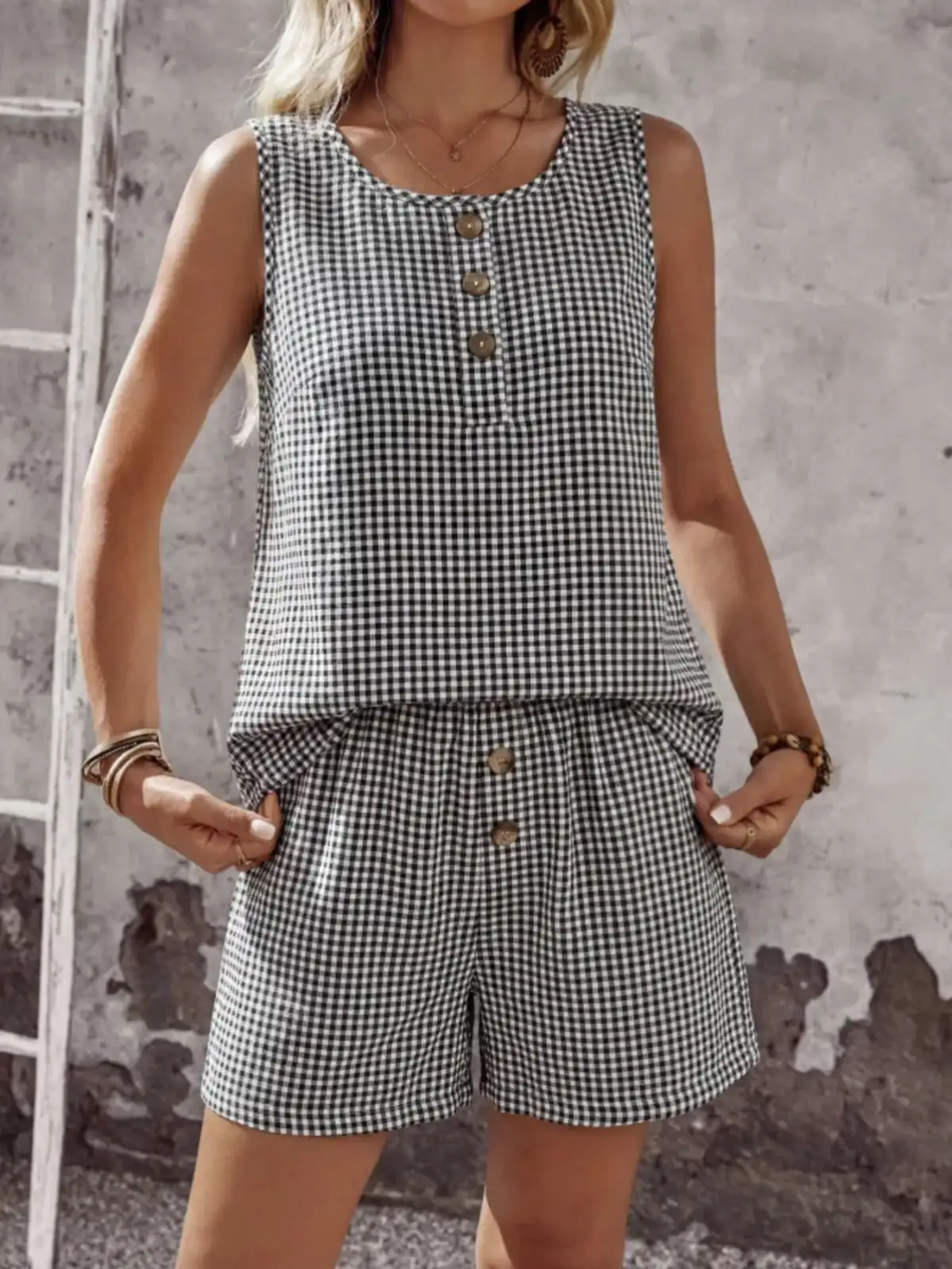 Relaxed Relaxed Everyday Top and Shorts Matching Set