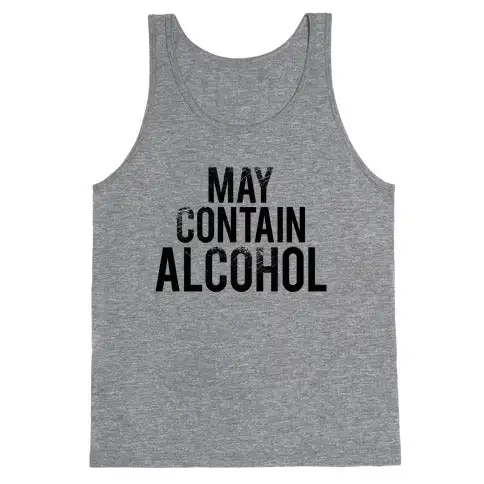 Alcohol Joke Graphic Tank Top