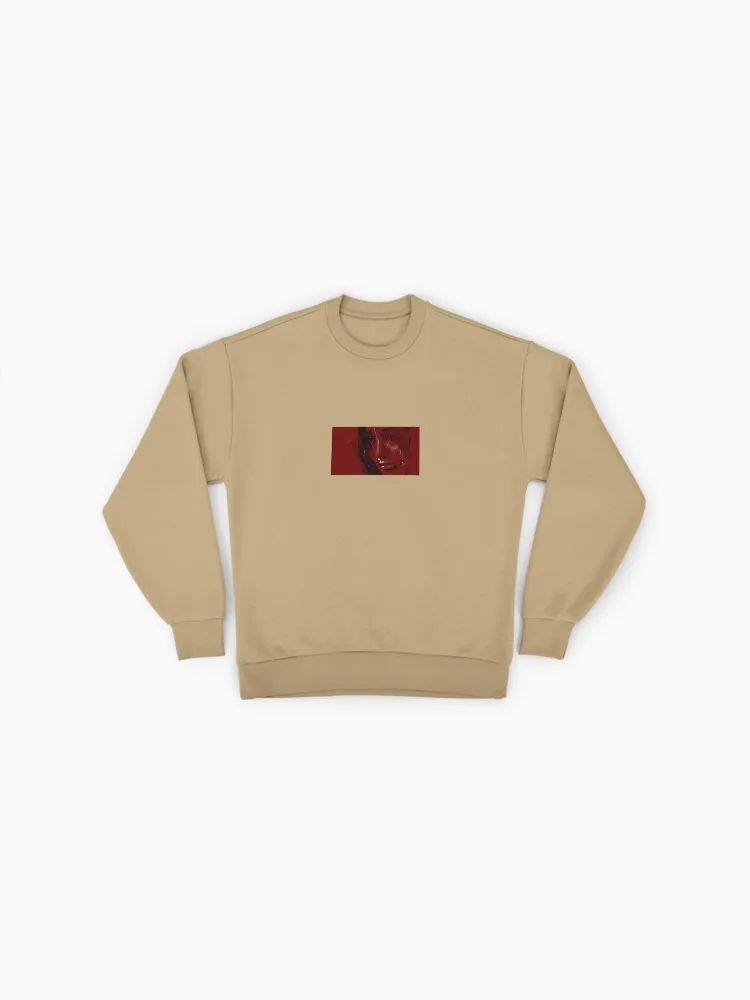Minimalist Red Box Logo Sweatshirt