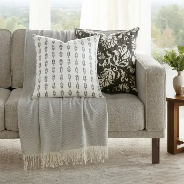 Distressed Floral  Throw Pillows