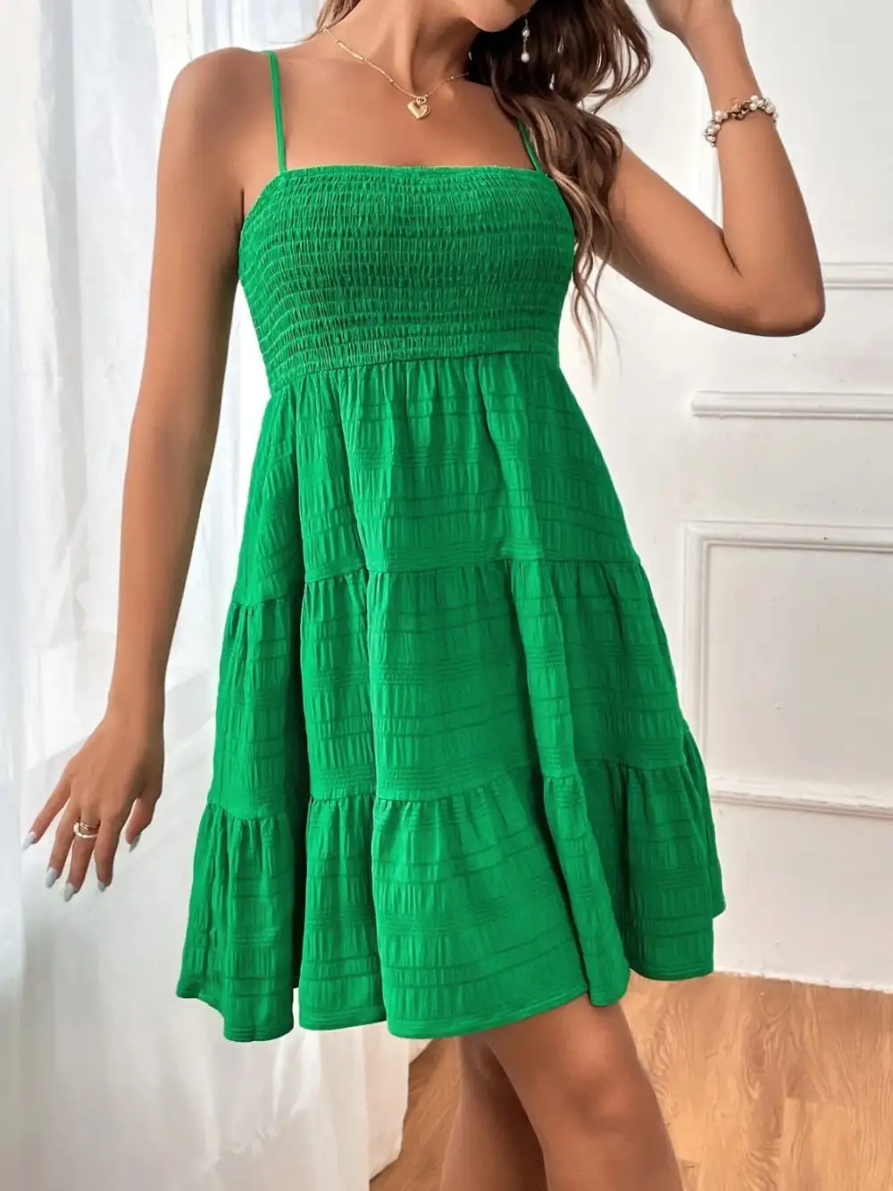 Cami Square-Neck Casual Dress
