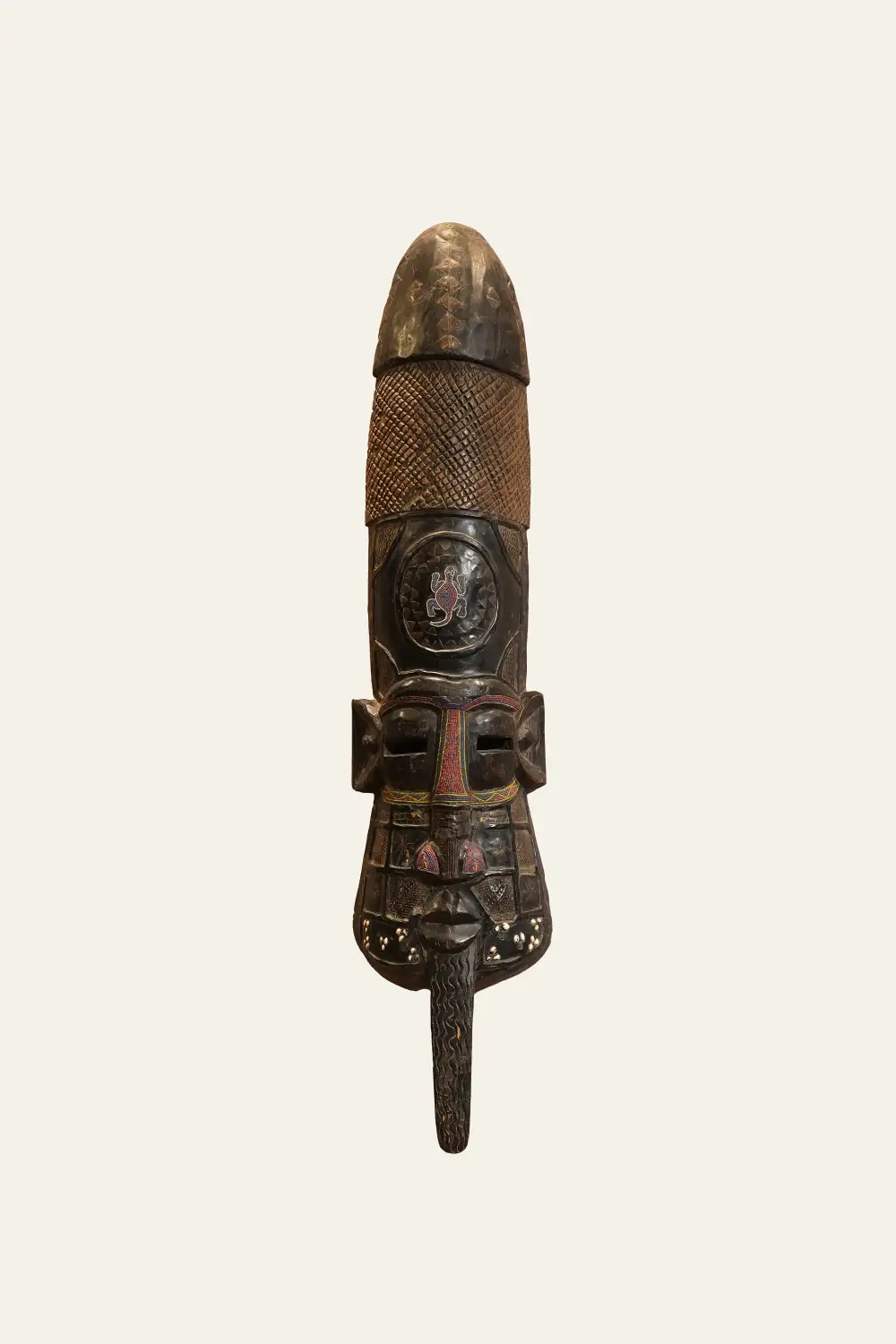 Hand Carved Tribal Wall Mask