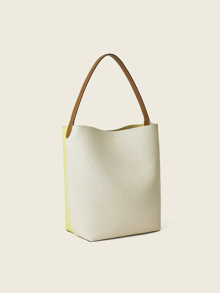 Emme Medium Binah Bucket Bag in Leather