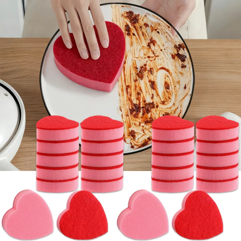 Heart Shaped Cleaning Sponges