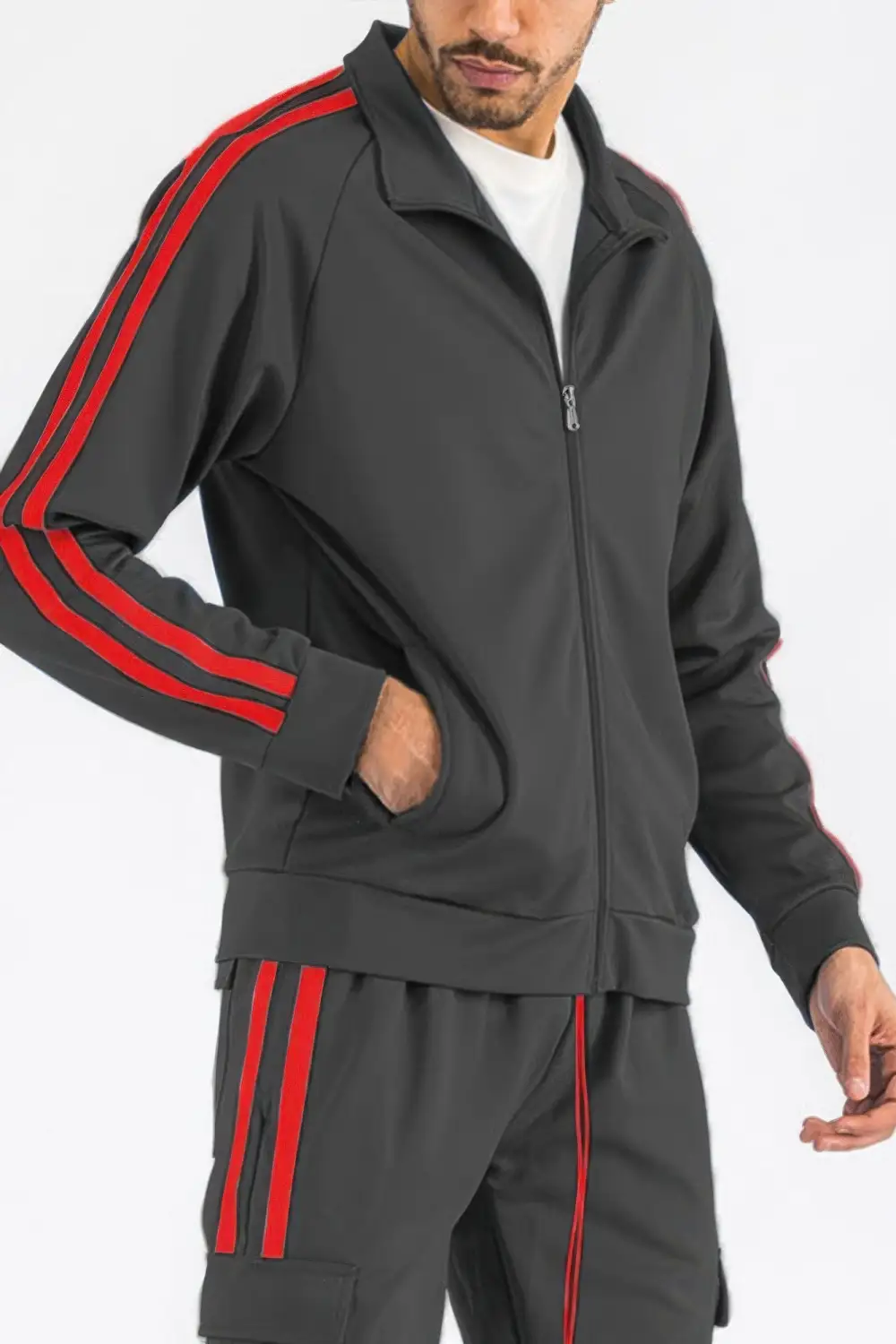 Double Stripe Track Jacket