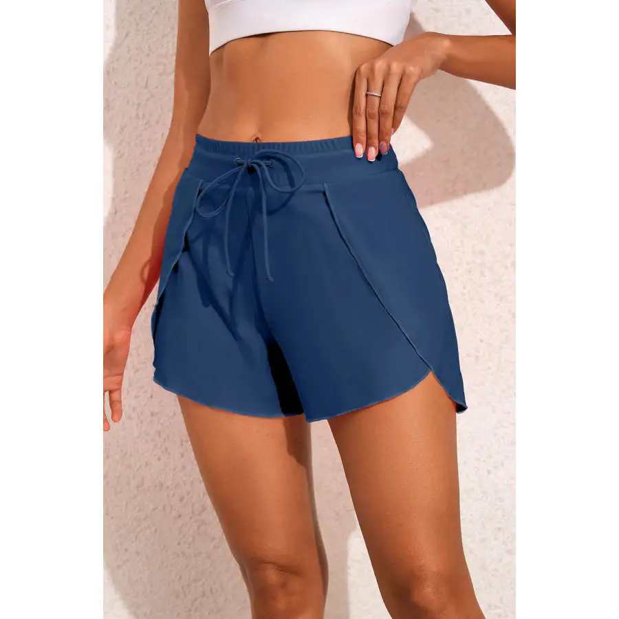 Women's Drawstring Shorts Swim Bottom