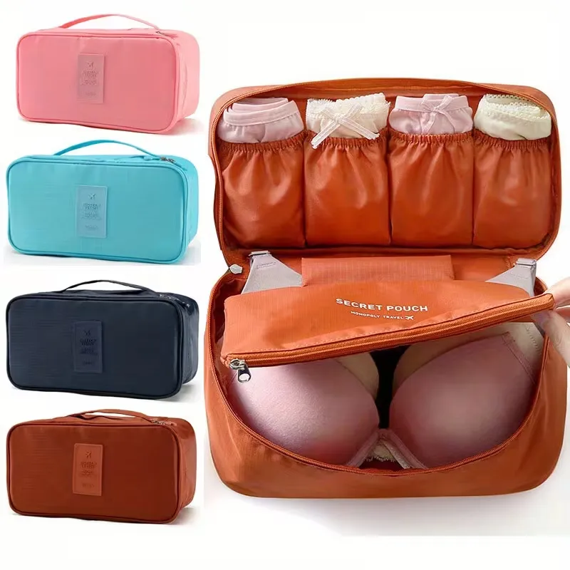 Multi-Compartment Lingerie Organizer Bag