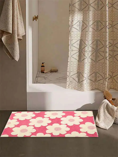 Refined Pattern PET Bathroom Mat