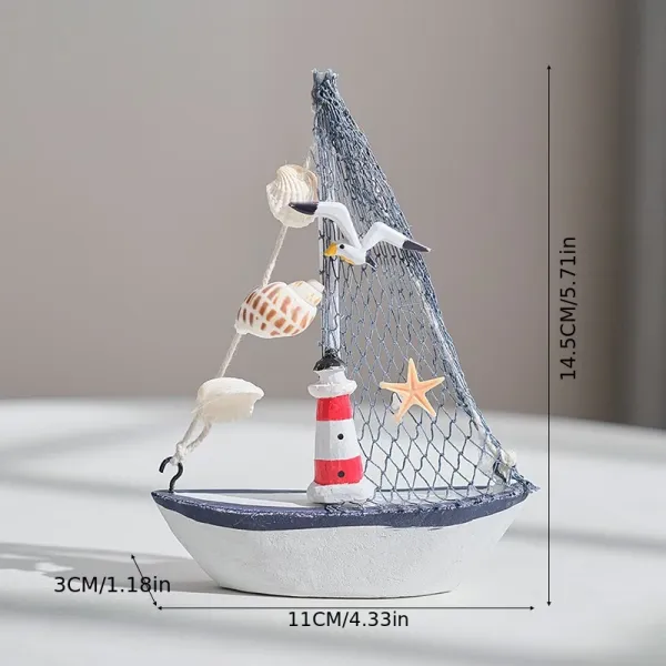 Nautical Sailboat Figurine
