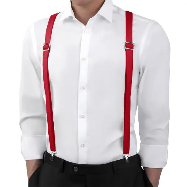 Classic Smart Wedding Suspenders