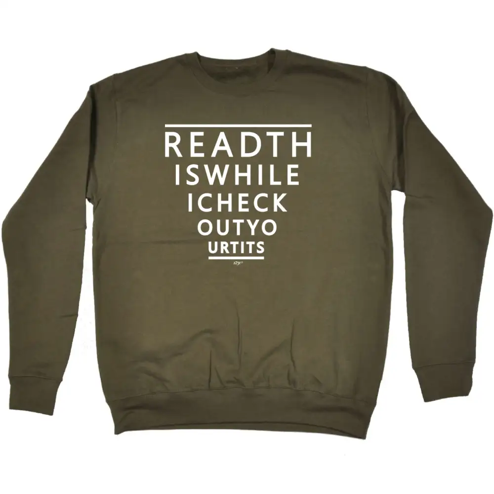 Checkout Humor Graphic Sweatshirt