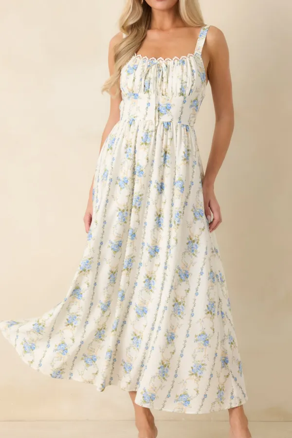 Floral Daisy Midi Dress