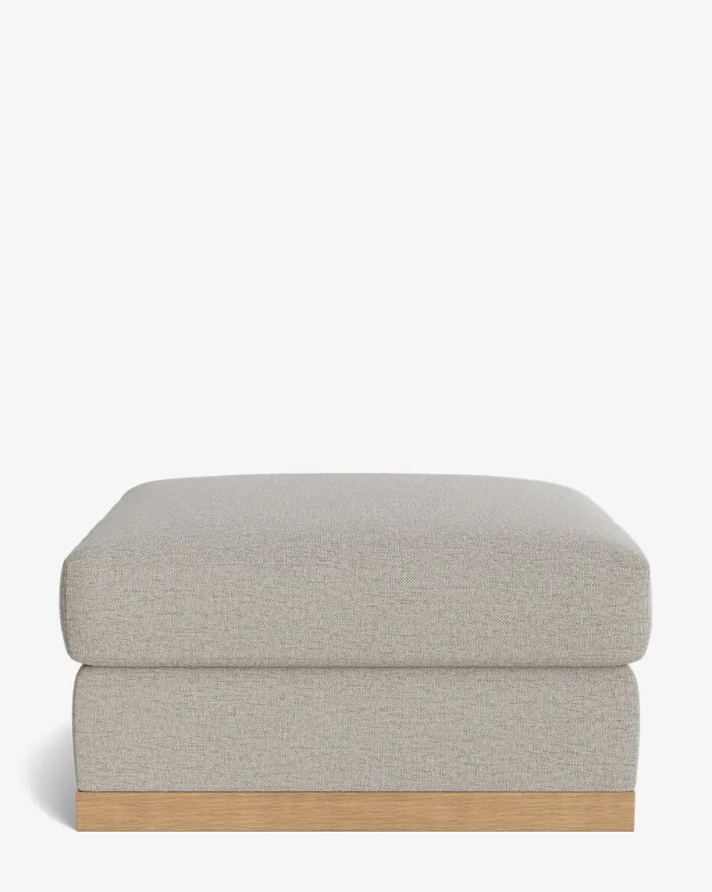 Modular Velvet Ottoman