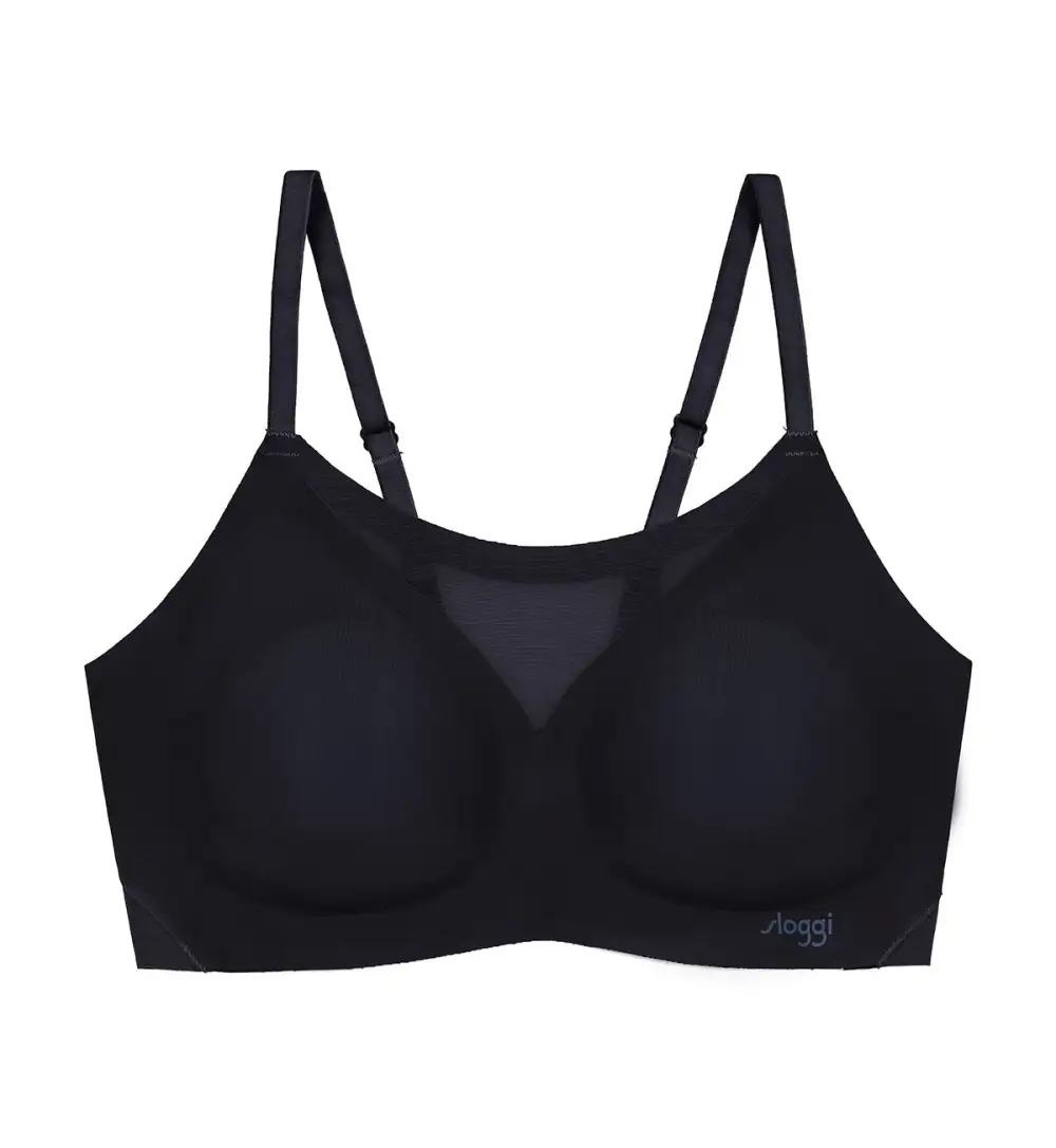 Women's Refined Non-Wired Mesh Seamless Bralette
