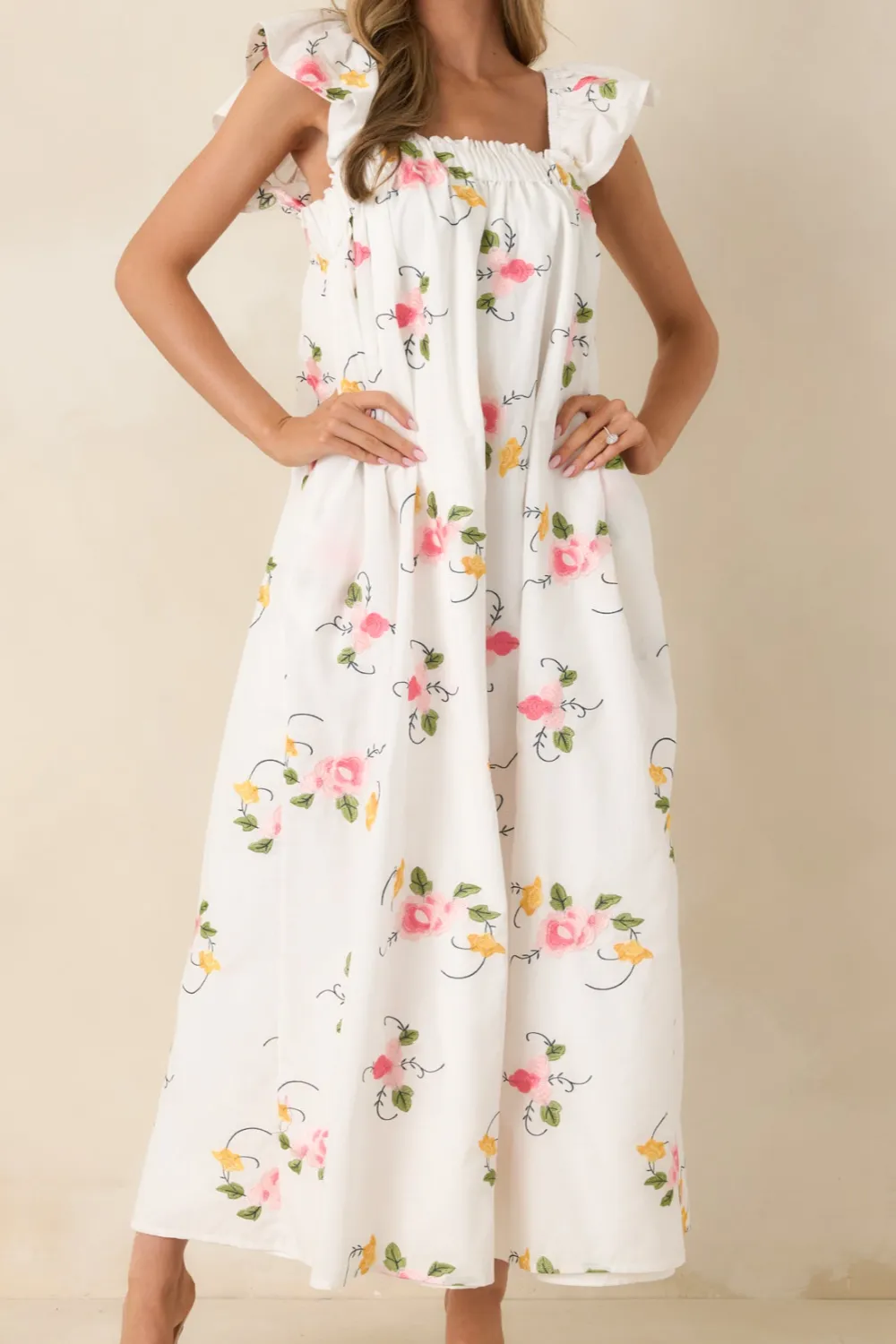 Polished Feature Maxi Dress